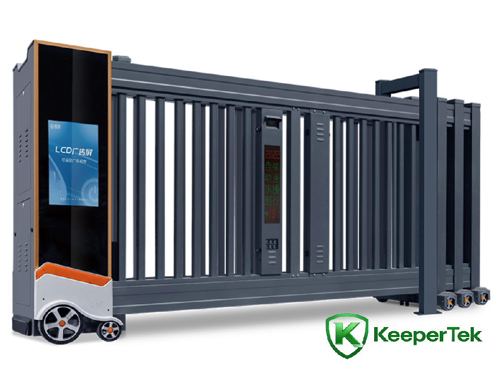 Sliding sliding door with license plate recognition KT-QG26