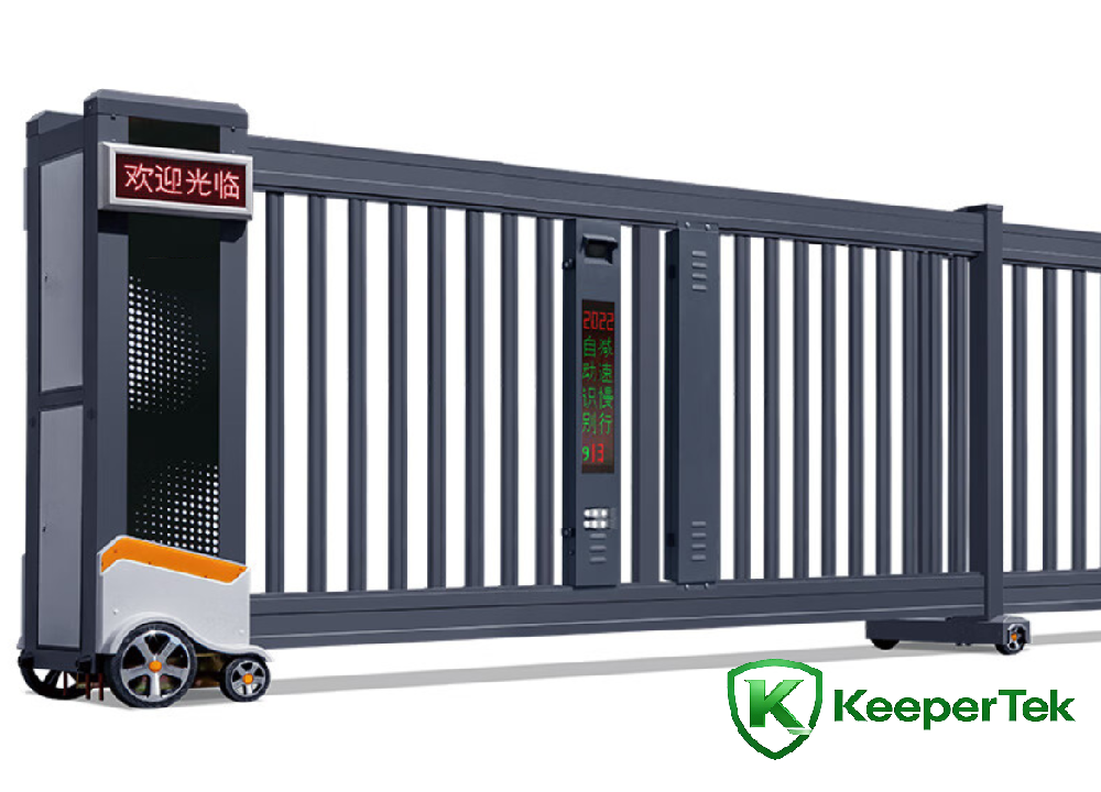 Sliding sliding door with license plate recognition KT-QG27