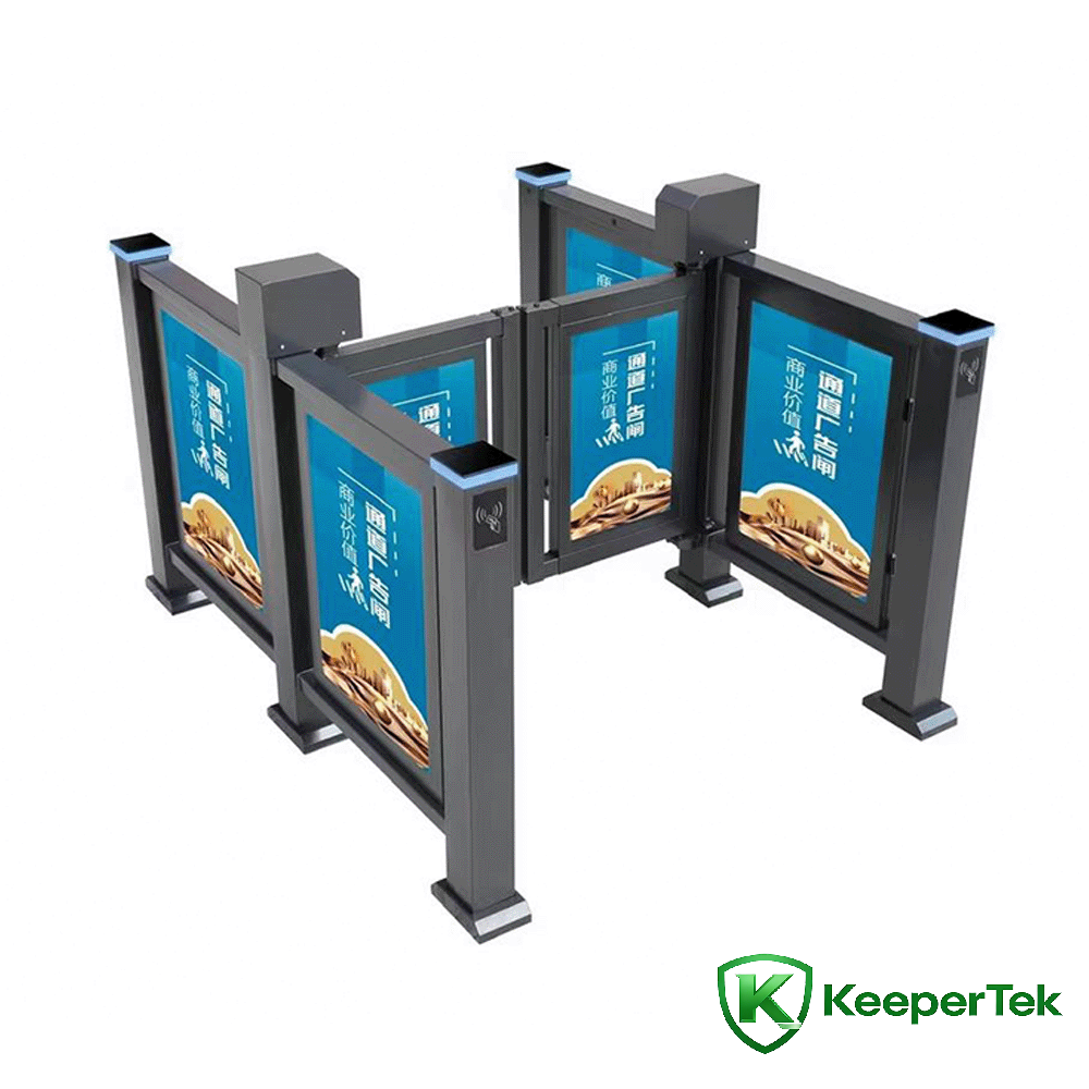 Electric advertising door with guardrail KT-EAG004