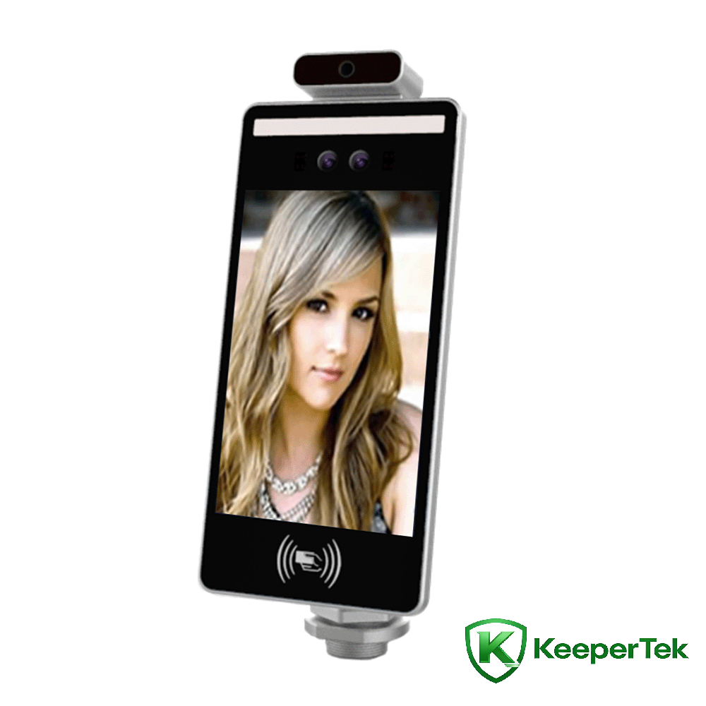 8-inch face recognition card swiping and temperature measurement all-in-one machine KT-FR009